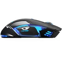 AGPtek 2500 DPI USB 2.4GHz Wireless Optical Gaming Mouse LED for PC Laptop